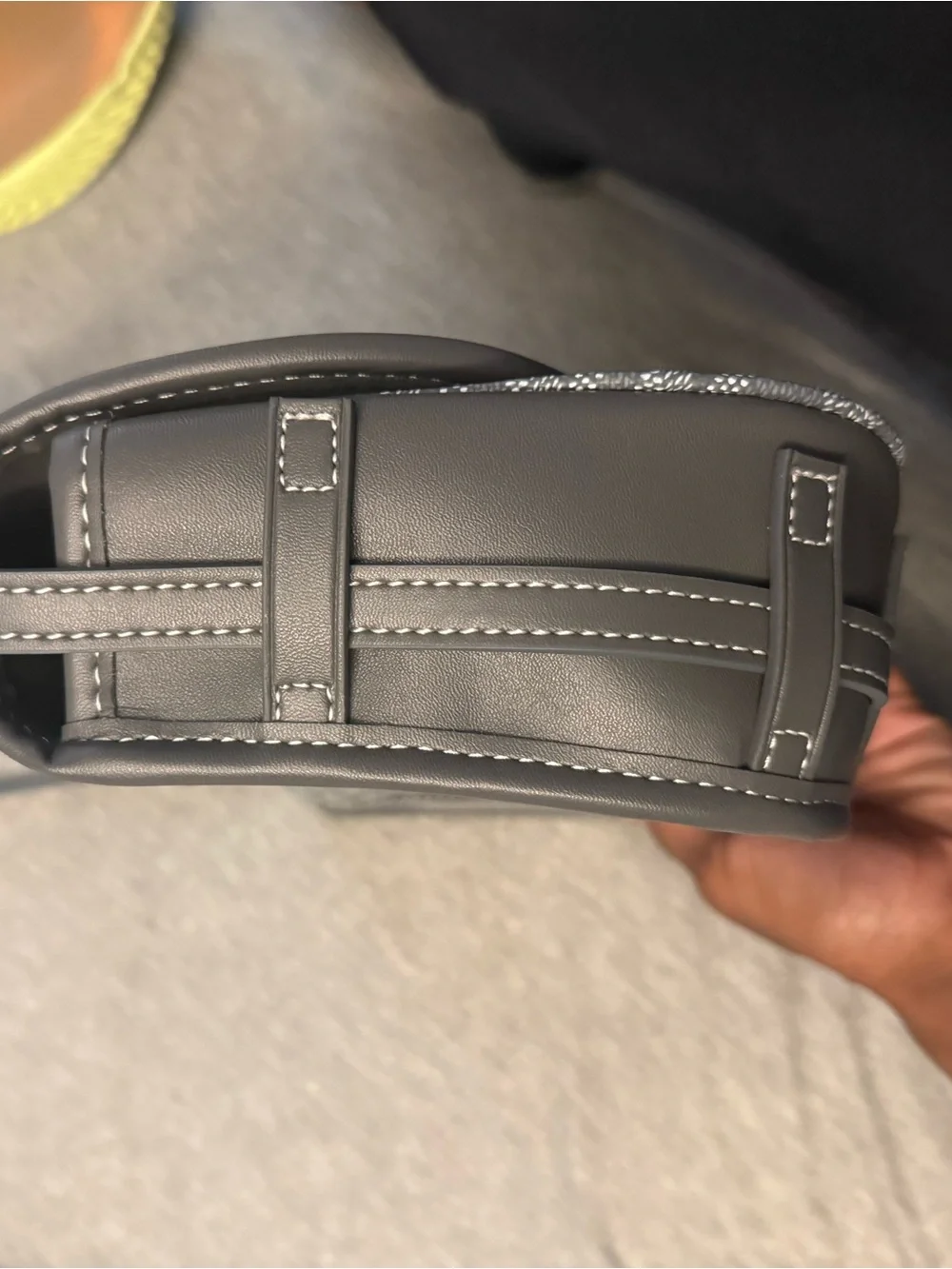 Goyard Gray Patterned Men’s Messenger Crossbody Bag